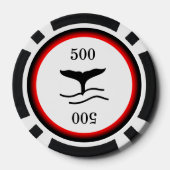 Whale Tail Pokerchips (Achterkant)