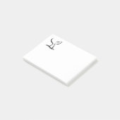 Whale Tail Post-it® Notes (Schuin)