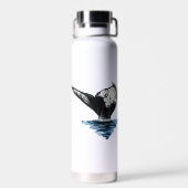 Whale Tail Waterfles (Achterkant)