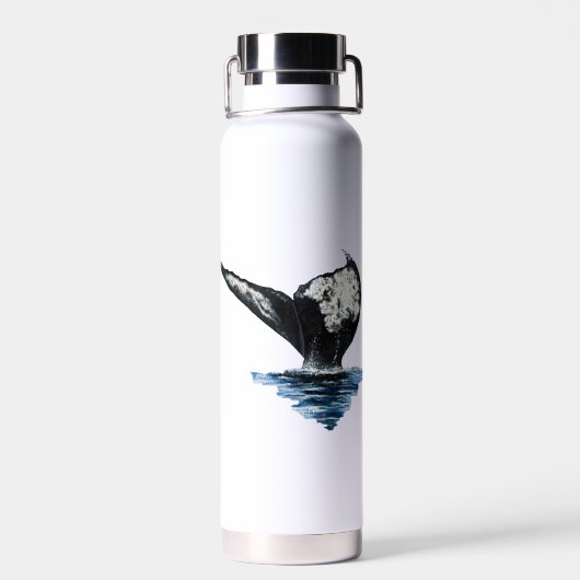 Whale Tail Waterfles (Achterkant)