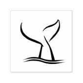 Whale Tail Zelfinktende Stempel (Design)