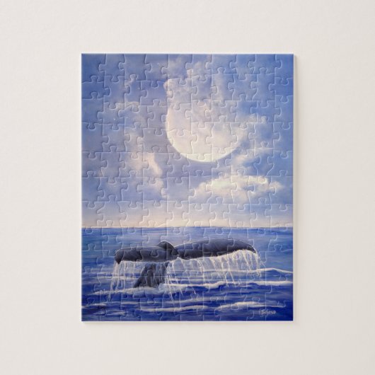 Whale Tale in de Moonlight Legpuzzel (Verticaal)