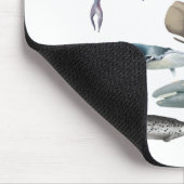 Whale Thmed Mousepad Muismat (Hoek)