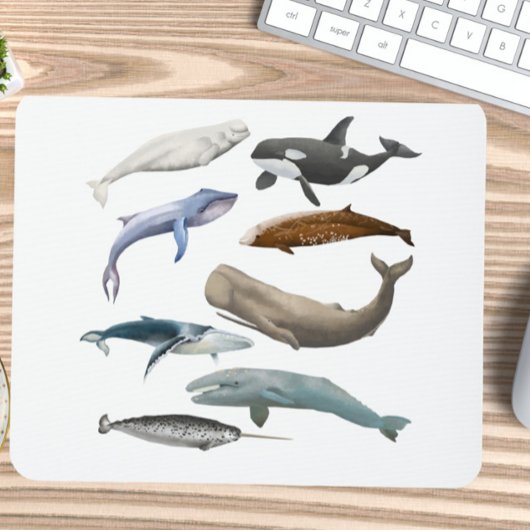 Whale Thmed Mousepad Muismat