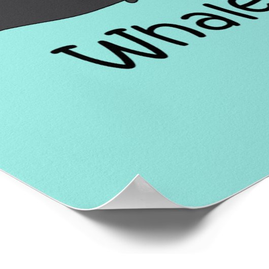 Whale Watching Fun Poster (Hoek)