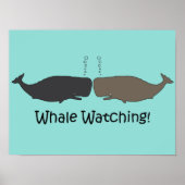 Whale Watching Fun Poster (Voorkant)