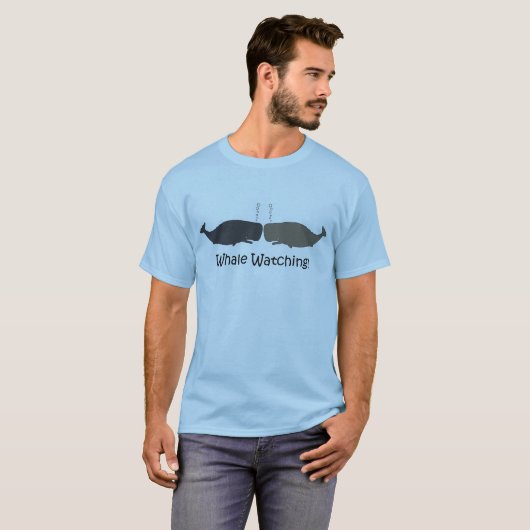 Whale Watching Tour Guide Grappig T-shirt (Voorkant volledig)