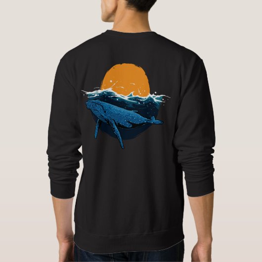 Whale Wave Trui (Achterkant)