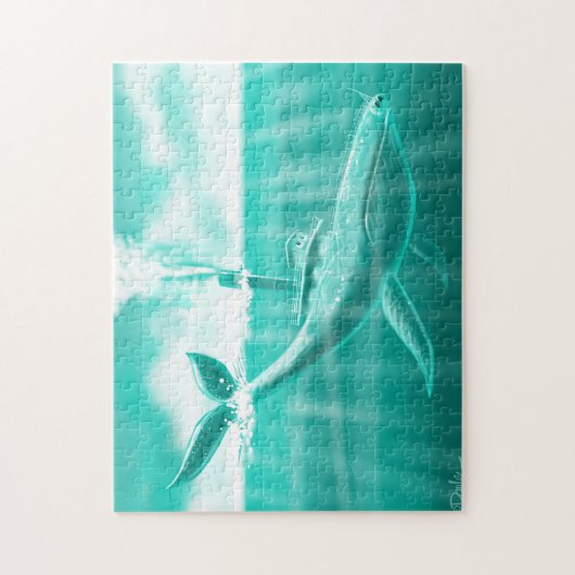 Whaleback-duiken Legpuzzel (Verticaal)