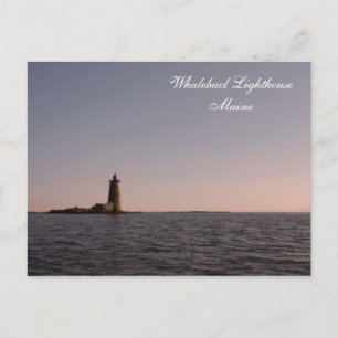 Whaleback Lighthouse, carte postale du Maine