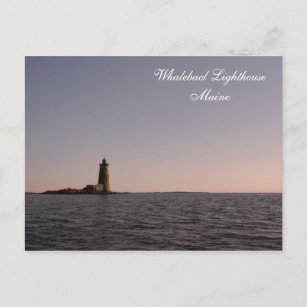 Whaleback Lighthouse, carte postale du Maine