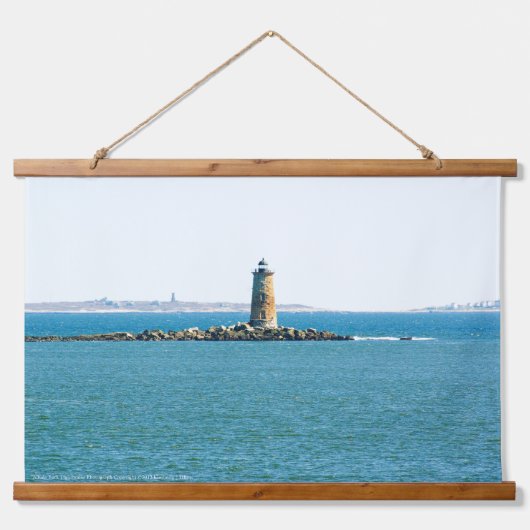 Whaleback Lighthouse Hangend Wandkleed (Voorkant)