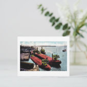 Whalebacks op Belle Isle, Michigan Briefkaart (Staand voorkant)