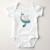 Whalecome to World Cute Whale T-Shirt (Voorkant)