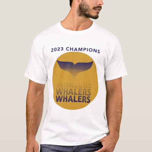 Whalers Sun T-Shirt de base pour hommes (Devant)