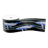 Whales Happy fish Grosgrain Lint (Spoel)
