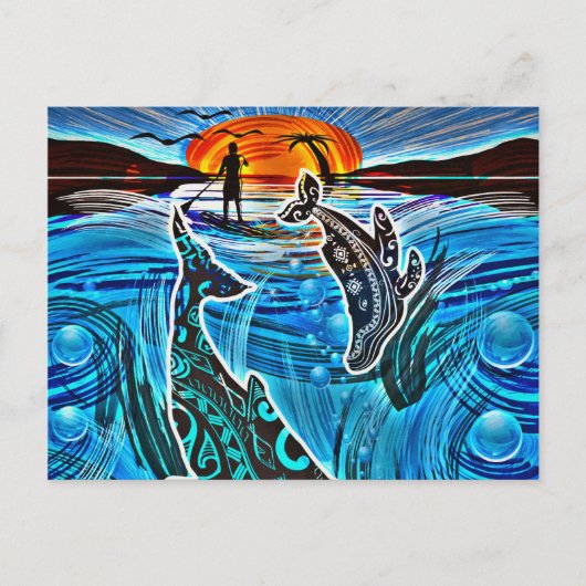 Whales Tale Briefkaart (Voorkant)