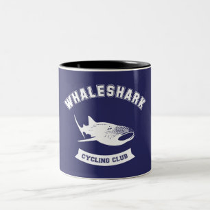 Whaleshark Cycling Club Tweekleurige Koffiemok