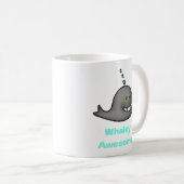 Whaley Awesome Funny Whale Pun Design Koffiemok (Voorkant rechts)