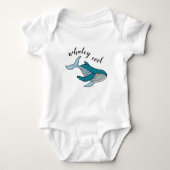 Whaley Cool Kinder Ocean Whale Romper (Voorkant)