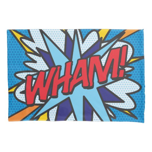WHAM BANG Leuk Retro Stripboek Pop Art Kussensloop (Voorkant)