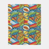 Wham Boom Crash! Fleece Blanket (Voorkant)