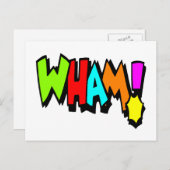 Wham. Briefkaart (Voorkant / Achterkant)