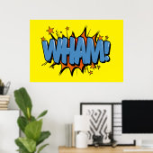 Wham - Comic Sign/Poster Poster (Thuiskantoor)