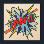 WHAM Fun Retro Comic Book Pop Art<br><div class="desc">Un design amusant,  cool et tendance rétro de bande dessinée pop art inspiré de l'art qui met le wham,  zap,  pow dans votre journée. Le cadeau parfait pour les super-héros,  vos amis,  votre famille ou comme un régal pour vous-même. Conçu par ComicBookPop© à l'adresse www.zazzle.com/comicbookpop*</div>