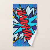 WHAM Fun Retro Comic Book Pop Art Bad Handdoek (Handdoek)