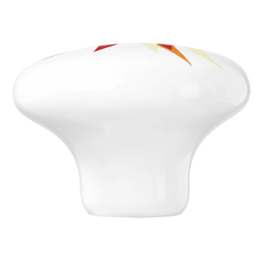 WHAM Fun Retro Comic Book Pop Art Keramische Knop (Zijkant)