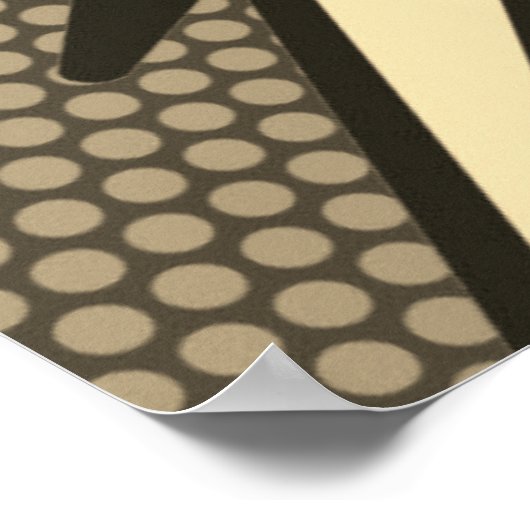 WHAM Fun Retro Comic Book Pop Art Poster (Hoek)