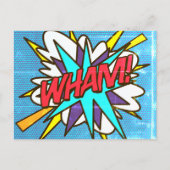 WHAM Leuke Retro Stripboek Pop Art Briefkaart (Voorkant)