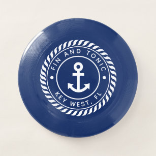 Wham-O Frisbee Ancre nautique  Votre nom de bateau