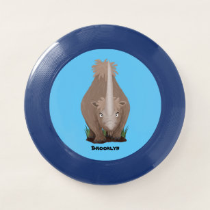 Wham-O Frisbee Caricature en élasmère de rhinocéros laineux