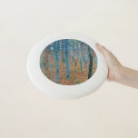 Wham-O Frisbee Gustav Klimt Beech<br><div class="desc">Il s'agit d'oeuvres de Gustav Klimt, Beech Grove 1, 1902. Les oeuvres d'art dépeignent une forêt dense de grands bouleaux, minces, aux troncs pâles marqués par des lignes verticales foncées. Le feuillage est dépeint dans les tons bleu, vert et jaune, ajoutant un sens de profondeur et de vibrations à la...</div>