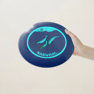 Wham-O Frisbee Narwhal Sous La Glace