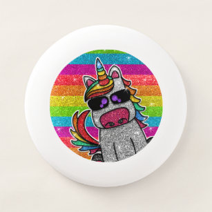Wham-O Frisbee Parties scintillant arc-en-ciel Unicorn Sparkly LG
