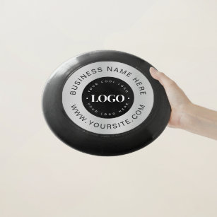Wham-O Frisbee Silver Custom Logo Text Entreprise Marque commerci