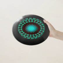 Teal au néon moderne frais rayonnant le motif