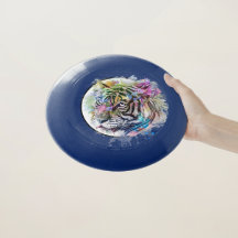 TIGRE PEINT FRISBEE