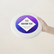 Votre logo et texte personnalisable | Ombre violet