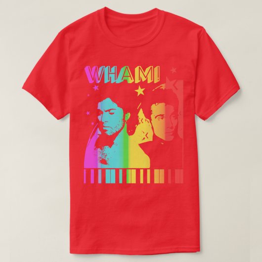 WHAM Rainbow Fade T-shirt (Design voorkant)