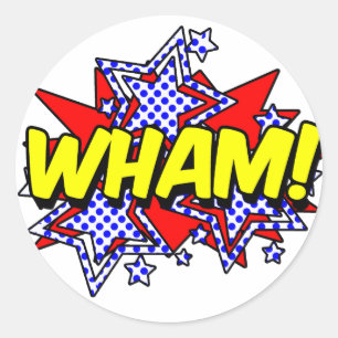 WHAM! Stickerblad Ronde Sticker