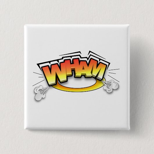 Wham Vierkante Button 5,1 Cm (Voorkant)
