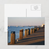 Wharf, Nantucket Harbour Briefkaart (Voorkant / Achterkant)