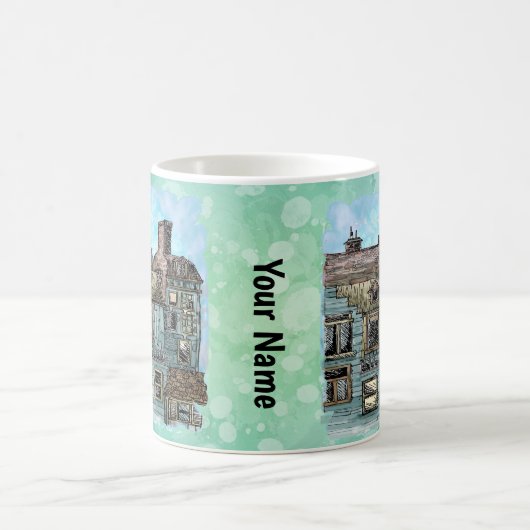 Wharf Scene 2 mug (Centre)