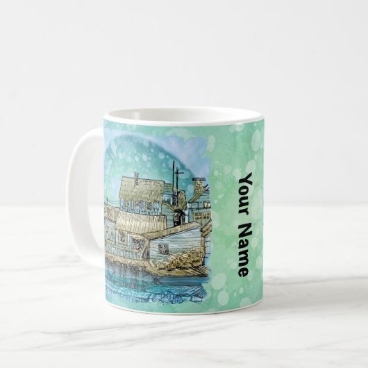 Wharf Scene mug (Devant gauche)