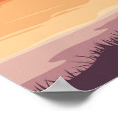 Whariki Beach New Zealand Travel  Art Poster (Hoek)