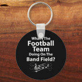 What39s Het Football Team Doet Op Het Bandenveld Sleutelhanger (Voorkant)